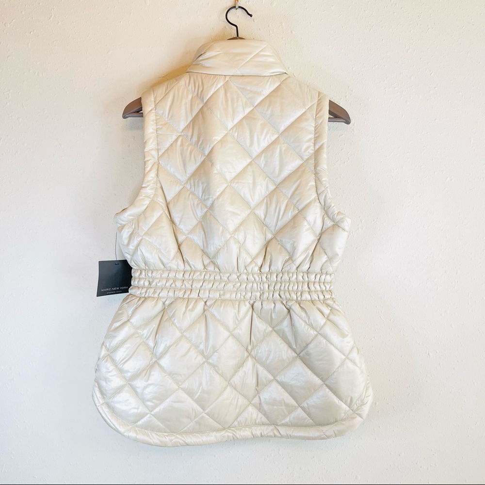 Marc New York Andrew Marc Quilted Puffer Women’s Vest Size Large NWT - Picture 2 of 7